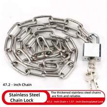 Motorcycle Lock: Extended And Thickened Stainless Steel Chain, High-Strength Anti-Theft Chain Lock, Available In Three Lengths Of 2/3/4 Feet. It Has A Wide Range Of Uses, Suitable For Bicycle Locks, Motorcycle Locks, Yacht Locks, Fishing Boat Locks, Door Locks, Fence Locks, Gate Locks And Student Dormitory Locks.
