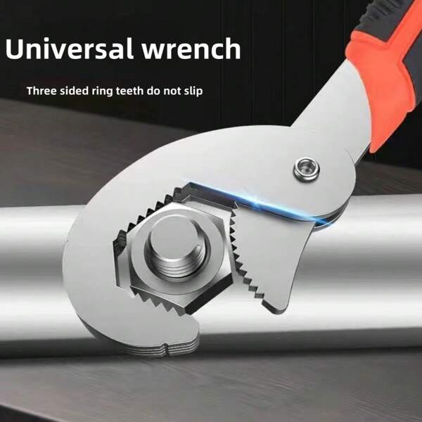 Universal Wrench Set, Multi-Function Portable Wrench, Universal Fast Twisting And Clamping Wrench, Integrated Multi-Purpose Wrench, Pipe Pliers, Universal Wrench