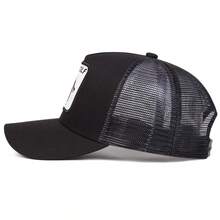 1pc Men's Wolf Embroidery Letter Trucker Hat, Casual Baseball Cap, Streetwear Style For Spring, Autumn, Travel, Vacation - Multicolor - View 8