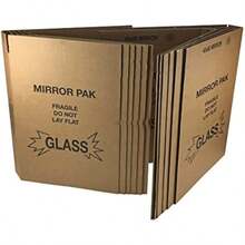 3 Picture & Mirror Moving Boxes For Large Pictures Up To 40x60" (Includes 12 Pieces, To Fit 3 Sets Of Mirror) - None - View 5