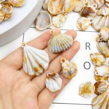 22pc Acrylic Ocean Charm Pendants Shell Conch Pendant For DIY Women Earring Bracelet Necklace Jewelry Making Accessories