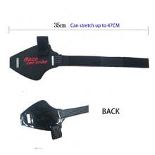 1pc Black Anti-Scratch Anti-Friction Anti-Slip Granule Protective Gear Shift Cover For Motorcycle Shoes