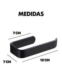 1 Toilet Paper Holder, Bathroom Wall And Door Paper Practical Necklace, Seamless Double-Sided Tape, Available In Two Colors, Black/White, Bathroom Accessories, Bathroom Paper Rack, Kitchen Accessories, Dormitory Essentials, College Students Returning To School Essentials, Dormitory Paper Rack.