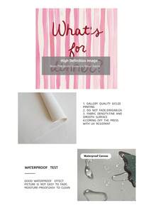 1 件优质中世纪晚餐主题复古字体印刷品，带红色和粉色点缀，无框帆布海报，适用于厨房/餐厅/宿舍，是送给她和海滩毕业典礼的完美礼物，Funkyposters 墙面印刷品（厨房装饰）