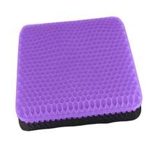 SelectSoma 凝胶坐垫，缓解长时间坐着的压力，适用于背痛、坐骨神经痛、尾骨痛 - 轮椅、汽车和卡车座椅、办公椅垫 - 蛋形坐垫 - 彩色 - 查看 9