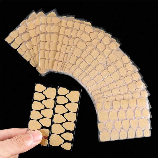 Odorless Waterproof Double-Sided Nail Patches, Transparent Nail Adhesive Sheets, Strong Fixing, Breathable And High-Quality Glue, Used To Press Nail Glue Sheets, Women's Nail Art Supplies