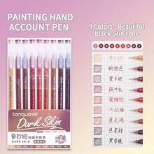 Set de stylos de papeterie mignons de 19 couleurs, idéal pour les notes artistiques, la peinture, le dessin, le coloriage, le surlignage, le marquage. Convient pour les journaux et les artisanats DIY pour la rentrée scolaire