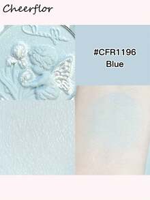 CHEERFLOR Embossed Single Color Blush, Cheeks Powder Blush, Smooth Mate Face Blush, Light, Smooth, Facial Beauty Cosmetic Makeup - CFR1196 - Xem 2