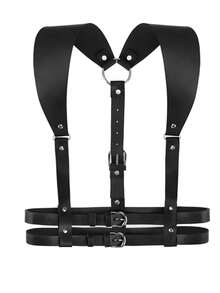 Women Harness Belt Pu Leather Suspenders For Women Bondage Body Harness Corset Goth Fetish Clothing Exotic Accessories - A - View 10