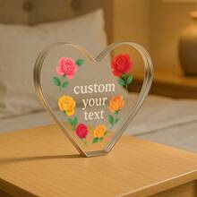 1pc Acrylic Ornaments Personalized Mom Gifts, Custom Name Sign, Customizable Home Decor, Mother's Day Gift, Bedroom Decor, Personalized Room Decorations, Customizable Photo Gifts