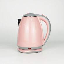 Electric Kettle, 2L Fast Boiling Water Heater for Coffee or Tea,  con diseño de doble capa antiquemaduras, Auto Shut-Off, Boil-Dry Protection, Indicator Light and Removable Filter - Rosa - Ver 6