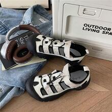 Women Casual Shoes - 白黑色 - 查看 3