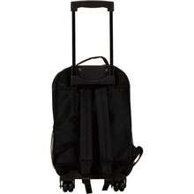 Local Delivery-- Double Handle Rolling Backpack, Black, 17-Inch