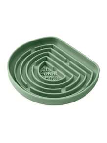 Tigela de silicone quebra-cabeça para alimentação lenta de animais de estimação com ventosa para mamadeira, anti-asfixia, design antiderrapante, fácil de limpar, material de silicone, ajuda na digestão, reduz o tédio, redutor de ansiedade, alimentador para cães e gatos
