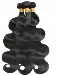 RALISA 12A Human Hair Bundles Body Wave Bundles  Bundles Human Hair Weave Bundles Human Hair 100% Human Hair Bundles Brazilian Human Hair Bundles Human Hair Body Wave Bundles Human Hair Extensions Christmas Gifts Hair Accessories For Women Hair Accessories For Women Christmas Decoration - Natural Black - Xem 3