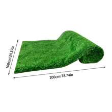 Pelouse artificielle multi-usages, fausse herbe DIY, tapis de mousse de simulation de jardins, décorations intérieures/extérieures de jardin, pelouse artificielle pour terrain de jeux, tapis carré d'herbe esthétique, moquette de pelouse artificielle épaisse pour la décoration intérieure, tapis d'herbe verte micro-paysage, tapis d'herbe artificielle d'intérieur
