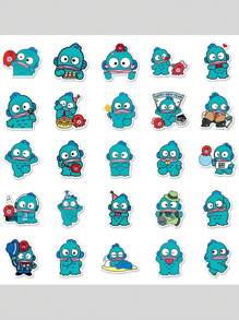 Sanrio 50 piezas Pegatinas de Sanrio con diseño del hombre con maleta de Hanton - Pegatinas creativas resistentes al agua para decorar escúteres, computadoras, tabletas, decoración de fiesta y regalos