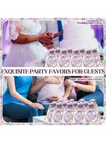 Set de 18/3 piezas con diseño de mariposa, espejo de mariposa púrpura con bolsa de organza y tarjeta de agradecimiento, regalos para fiestas, decoración central, regalos para amigos, recuerdos para bodas, baby shower, aniversarios y cumpleaños