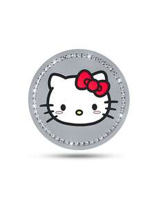 2件装Kitty Cat硅胶汽车杯架杯垫 水钻装饰PVC防滑垫 隔热垫 汽车内饰配件 - 彩色 - 查看 9