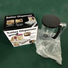 1 pièce Tasse distributrice de pâte à beignets, distributeur de pâte spécifique pour gâteaux. Entonnoir distributeur de pâte à main