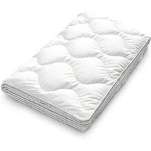 Siebenschläfer Bettdecke 135x200 cm Medium Ganzjahresdecke für normal temperierte Schlafzimmer 135 x 200 cm Ganzjahresdecke - Weiß - Übersicht 1