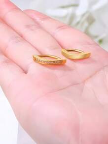 1 pieza de material de cobre con incrustación de zirconio amarillo dorado, aro de ombligo inverso de 14G con barra curva para ombligo, joya para el Body de las mujeres, con una superficie muy suave y cómoda de usar, apropiada para usar en joyas en bodas