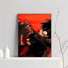 1/2 piezas Póster clásico de anime y cómic One Piece, material resistente al agua apto para decoración del hogar, habitación, bar, cafetería. Arte mural perfecto como regalo para fans de los cómics, sin marco.