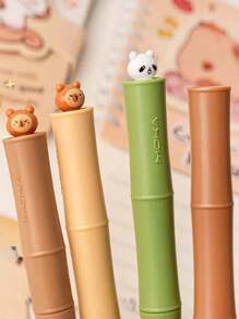 1 Stück/4 Stücke/8 Stücke Hamster Panda Drehkugelschreiber, (4 Stücke/Box) zufällige Farbe & Stil, Drehkugelschreiber, hochwertige kreative Schüler Schreibwaren, geeignet für Prüfungen, für Schulbedarf, Rückkehr zur Schule