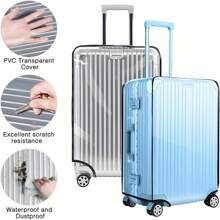1pc Luggage Cover, Dustproof Box, Travel Accessories, Trolley Case Protective Cover