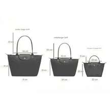 Women's 70th Anniversary Tote Bag, Longxiang Bag, Nylon Dumpling Bag, Large Capacity, Women's Bag, Canvas Tote Bag, One-Shoulder Handbag, Clutch Bag, Women's Handbag, Women's One-Shoulder Bag, Women's Theme Handbag - 藕粉色 - 查看 5