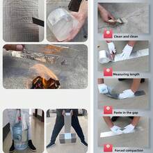 Cinta autoadhesiva impermeable de butilo - Cinta selladora para reparación de techos con resistencia a altas y bajas temperaturas - Multicolor - Ver 10