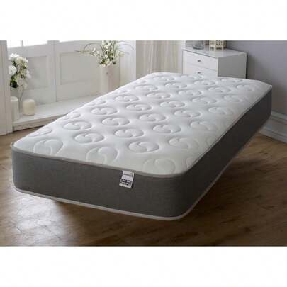 Starlight Beds Ying & Yang Hybrid Mattress - 20cm Deep, Premium Sprung & Memory Foam Support, Cool Touch Fabric For Temperature Regulation, Luxurious Comfort With Stylish Finish
