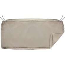 Local Delivery- Outdoor Cushion Slipcovers Waterproof 4 Pack Patio Chair Seat Cushion Covers With Zipper And Tie, 22 X 20 X 4 Inch, Replacement Cover Only - Khaki - View 10