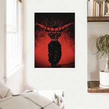 Framed Baki The Grappler Anime Posters Hanma Yujiro Cool Art Posters Poster Decorative Painting Canvas Wall Art Living Room Posters Bedroom Painting Valentine's Day Gift,  Aesthetic Decorative Poster – Ideal For Home, Dorm, Gym, Bar, Cafe, Arcade Or Living Room Wall – Modern Art Print Gift - Framed - View 5