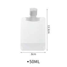 3 Stück/10 Stück [Verstärkte Reise-Portionsbeutel] Kosmetik-Portionsbeutel, Lotion-Portionsbeutel, Duschgel-Portionsbeutel, Shampoo-Portionsbeutel, tragbare Reise-Gesichtsreiniger-Portionsbeutel, Schulanfang