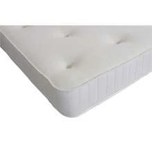 Starlight Beds Double Memory Foam Mattress - Bonnell Spring Support, Deep Fillings With A Memory Foam Layer, Cool-Touch Tufted Fabric For Enhanced Comfort, Suitable For All Bed Base Types - White - View 2