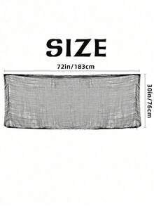 1/3 包 30X72 英寸万圣节黑色恐怖布 - 万圣节装饰 - 鬼屋恐怖布 - 恐怖万圣节装饰，适合派对户外或室内秋季 - 黑色 - 查看 8