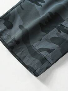 2 pièces/Set [Remise limitée] Meilleures Shorts cargo américains imprimés à motif camouflage multipoches, entrejambe de 5 pouces, shorts d'été sport et décontractés confortables pour hommes