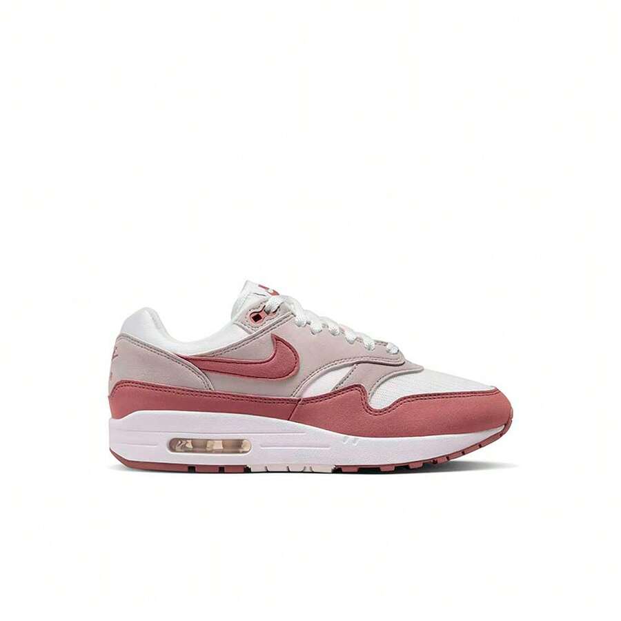 Nike Air Max 1 - 运动鞋，休闲时尚百搭女士运动鞋 - 峰白/淺鐵礦石色/煙燻紫紅色 - 查看 1