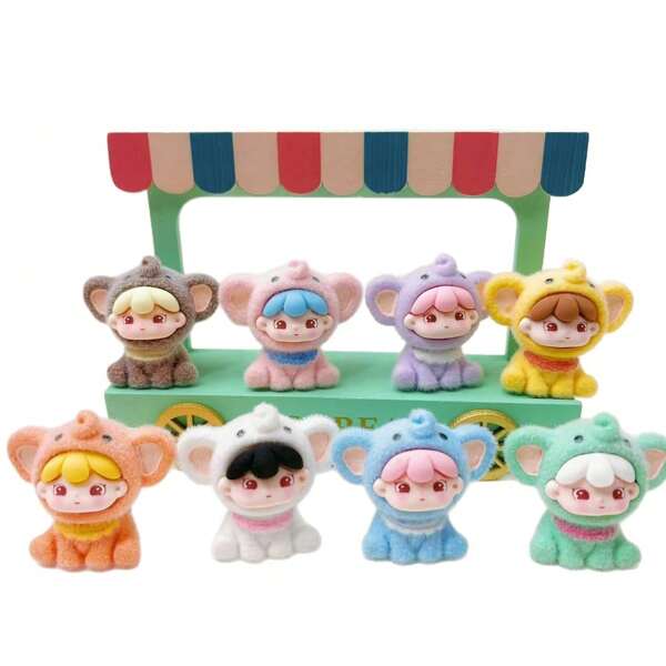 Nommi Puppy Diary Series Cute Vinyl Face Doll, Random Design Gift Figure Toy Cute Anime Figures Dolls Toys, Single Box