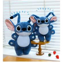 Disney Muñeco de peluche suave de Stitch de 6 brazos de Disney, muñeco de peluche grande de Stitch, regalo para niñas, para vacaciones y cumpleaños