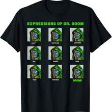 Daredevil The Punisher Only One Way Graphic T-Shirt T-Shirt.Jpg| Deadpool & Wolverine The Simpsons Couch Gag Homage T-Shirt.Jpg| Deadpool Chibi Maximum Effort Men's T-Shirt.Jpg| Deadpool Samurai Warrior Pose Red Sun Graphic T-Shirt T-Shirt.Jpg| Deadpool Space Unicorn Tacos Graphic T-Shirt T-Shirt.Jpg| Doctor Doom Doomwar #3 Comic Cover T-Shirt.Jpg|  Classic Retro Magic Warp Logo T-Shirt T-Shirt.Jpg| Exclusive Fantastic Four Vintage Comic Book Cover T-Shirt.Jpg| Expressions Of Dr. Doom Panels T-Shirt.Jpg| Falcon & The Winter Soldier Character Poster T-Shirt.Jpg - Black8 - 查看 1