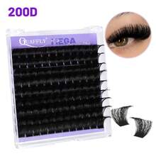 QUAFFLY Lashes 5 Styles Lash Clusters Kit, Volume/Mega/Full/Bottom Eyelash Clusters Extensions With Lash Bond And Seal, Remover,Wrist Strapand Lash Extension Tools For Beginners And Proficient, DIY At Home Easily - 黑色 - 查看 10