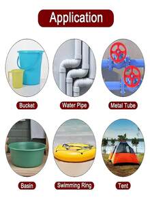 1 Roll Of Waterproof Black Repair Tape, Strong Self-Adhesive Sealing Tape, Seal And Leak Repair, Suitable For Indoor And Outdoor Use, Perfect For Home, RV, Roof, Pipe, Swimming Pool - Multicolor - View 9
