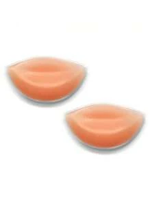 2 Stücke Silikon Push-Up BH Einsätze, erzeugen Lift- und Dekolleté-Effekt, wiederverwendbare unsichtbare BH-Cups für BHs, Bademode, Bikinis, unterstützen dabei Büste zu verstärken und anzuheben, waschbares Silikon Material, BH-Zubehör für Abendkleider und Partybekleidung