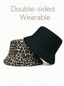Bucket Hat Reversível, Proteção Solar Fofa e na Moda, Casual ao Ar Livre e para Viagens, Adequado para Homens e Mulheres, Primavera/Verão
