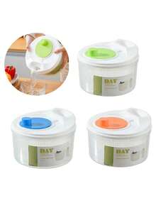 1 件蔬菜脱水机，蔬菜沙拉甩干机，生菜水果水分离篮甩干机，手动厨房家用小工具，沙拉甩干机，适用于绿叶蔬菜，生菜清洗干燥，厨房绿叶蔬菜沥水过滤器，保鲜工具，多功能家用手动蔬菜脱水机 - 沙拉水果甩干机，生菜水分离篮甩干机家用小工具 - 彩色 - 查看 8