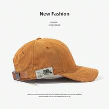 Cap, Deep, Makes Your Face Look Smaller, Women's Hat, Men's, Spring, Summer, Stylish, UV Protection, Complete Shading, UV Protection, Plain, Simple, Vintage, Leather Belt, Vintage, American Casual, UV Protection, Street Style, Commuting, School, Long Brim, Unisex, Work, Hides Bare Face - Multicolor - View 15