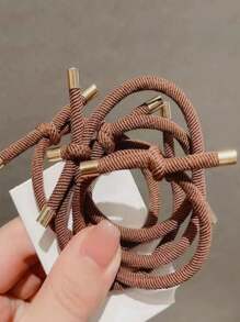 5 Stück elegante, hochelastische, vielseitig einsetzbare Haargummis, Haargummis für den Pferdeschwanz, Haargummis für den Pferdeschwanz, elegantes Haaraccessoire, Haargummi, Haaraccessoire, Haargummi