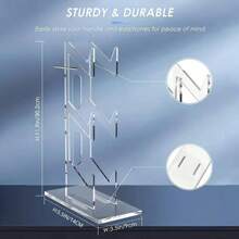 1pc Universal Acrylic Headphone Hanger Rack, Removable Desktop Display Stand, Suitable Compatible With PS4/Switch Game Controller And Headset
